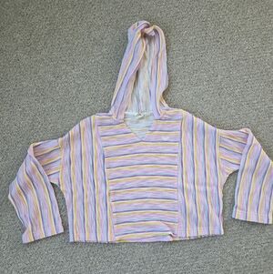 Roxy Multicolor Girls Knit Hoodie